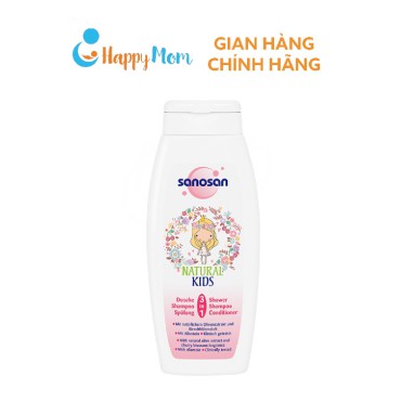 Sữa tắm gội có xả 3in1 Olive dưỡng ẩm hương Cherry Sanosan 250ml